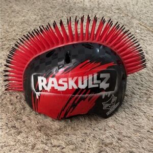 Red and Black Kids Helmet